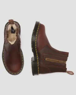 2976 Alyson DM's Wintergrip Chelsea Støvler in Brun