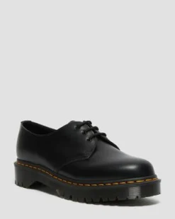 1461 Bex Oxford-sko i Smooth læder in Sort