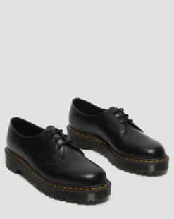 1461 Bex Oxford-sko i Smooth læder in Sort