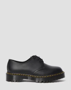 1461 Bex Oxford-sko i Smooth læder in Sort