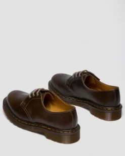 1461 Classic Calf Leather Shoes in Sepiagrå
