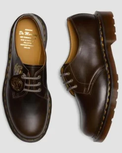 1461 Classic Calf Leather Shoes in Sepiagrå
