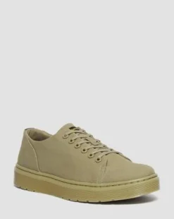 Dante Casual-lærredssko in Muted Olive