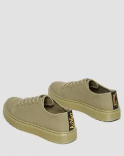 Dante Casual-lærredssko in Muted Olive