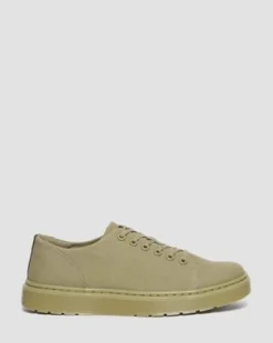 Dante Casual-lærredssko in Muted Olive