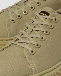 Dante Casual-lærredssko in Muted Olive