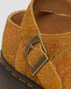 Isham Slingback-mules i marmoreret ruskind in Brown