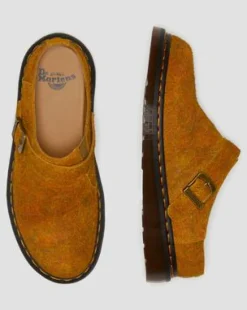 Isham Slingback-mules i marmoreret ruskind in Brown