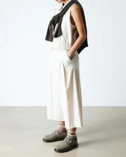Jorge II-mules med imiteret pelsforing in Nickel Grey