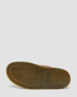 Josef-sandaler i læder med spænde in Oak