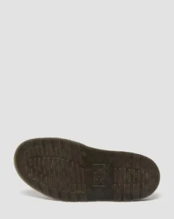 Josef-sandaler i læder med spænde in Sort