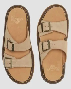 Josef Slide-sandaler i ruskind in Cámel