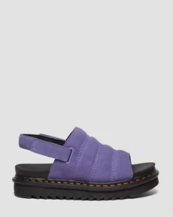 Kole-sandaler i ruskind in Lilla