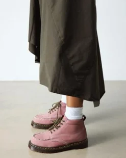 Lowell Chukka Moc Toe-ankelstøvler i Nubuck-læder in Pudderrosa