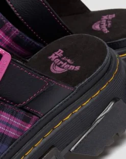 MATTISON SLIDE SLIP-ON SANDALER in Sort & Pink Multi