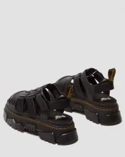 Mattson-sandaler med 3 remme in Sort