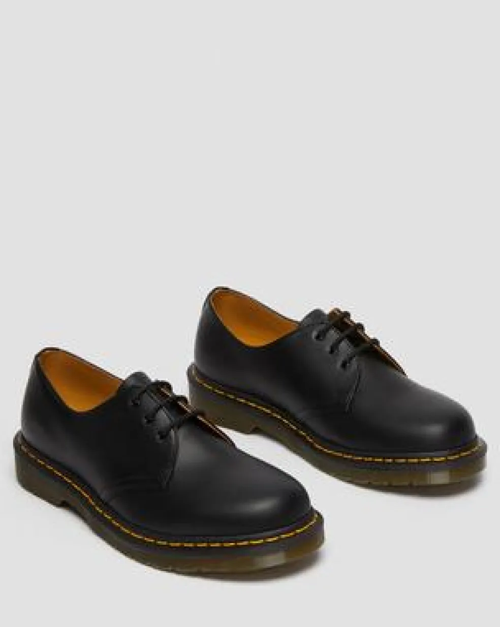 1461 Oxford-sko i Smooth læder in Sort