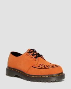 Ramsey creepers i vævet ruskind in Orange