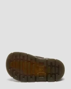 Småbørn - Raffe Tumbled Nubuck-sko med rem in Mørkebrun