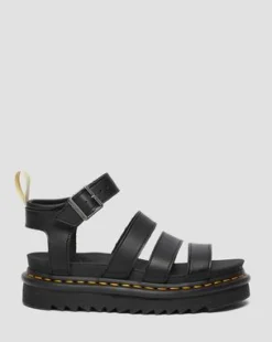 Veganske Blaire Felix Rub Off-sandaler med rem in Sort