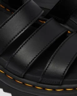 Veganske Blaire Felix Rub Off-sandaler med rem in Sort