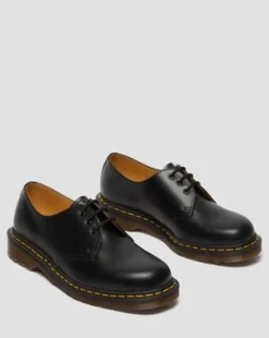 Vintage 1461 Oxford-sko i Quilon-læder in Sort