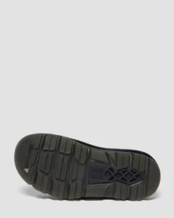 Zebzag Casual Slingback Platform-mules i ruskind in Sort